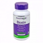 Viên uống bổ tóc Natrol Biotin 10000mcg 100 viên